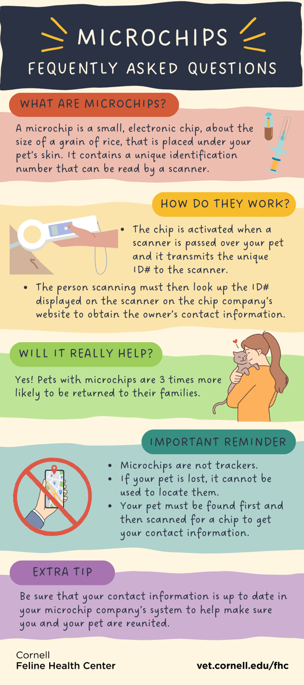 Microchip FAQ Infographic Cat FHC